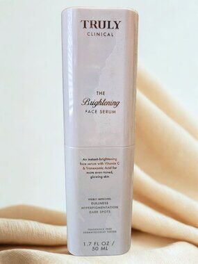 TRULY Clinical Brightening Face Serum 1.7 oz Vitamin C Tranexamic Acid NIB
